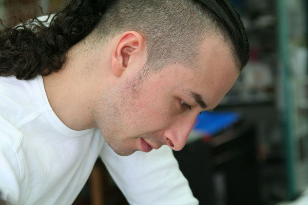 Ilija Gavrilenko konzentriert