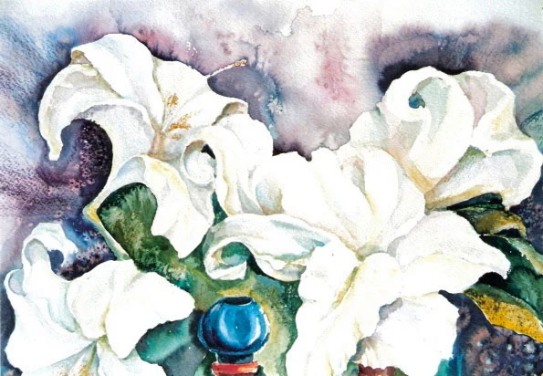 Das Kunstwerk Lilien II von Lilia Gavrilenko